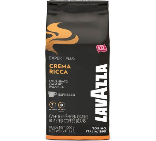 Cafea Boabe Lavazza Expert Crema Ricca UTZ – 1 Kg