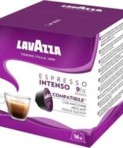 Capsule Lavazza Espresso Intenso, Compatibile Nescafe Dolce Gusto-30 Buc