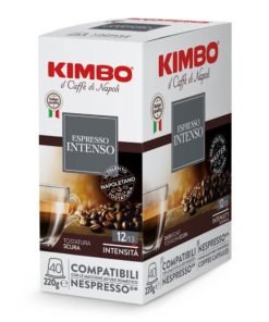 Capsule Kimbo Espresso Intenso, Compatibile Nespresso - 40 buc.