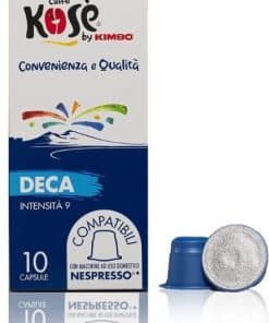 Capsule Kosè Dek, decofeinizata, compatibili Nespresso, 10 buc.