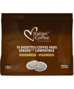 Paduri Italian Coffe Viguroso compatibil Senseo-18 buc