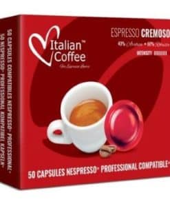 50 Capsule Cremoso Nespresso Professional Compatibile